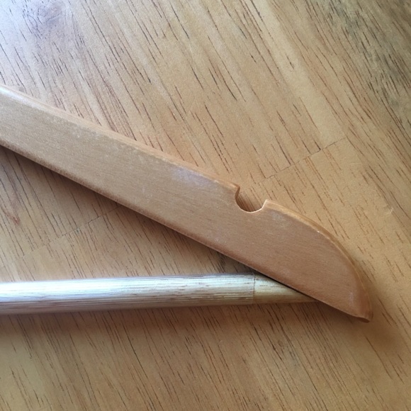 SOLD 100% solid lotus wood hardwood hangers - Picture 7 of 7